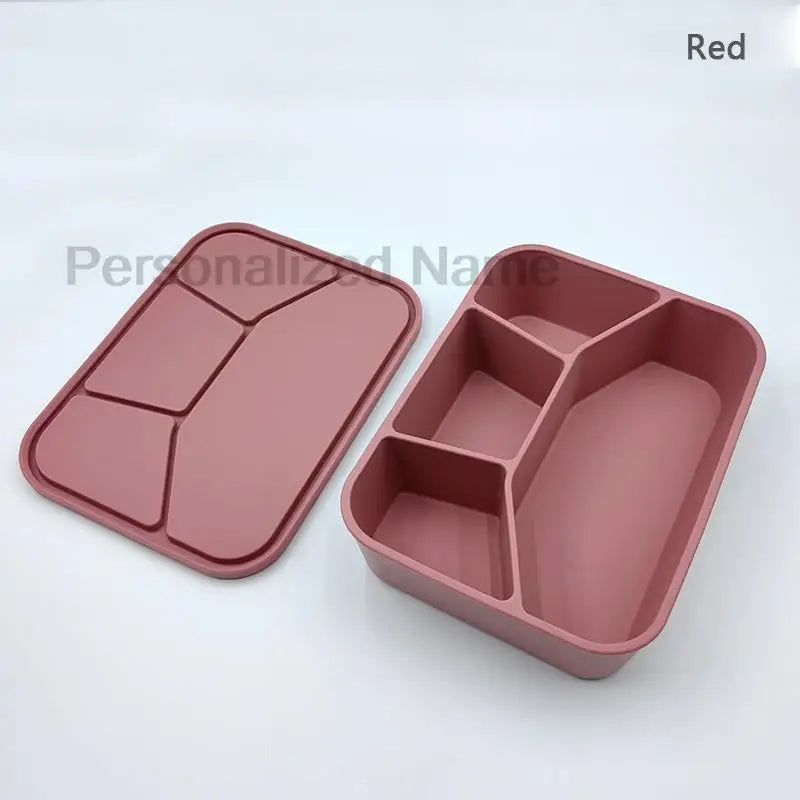 Silicone Lunch Box With Interlayer Adult lunch Box