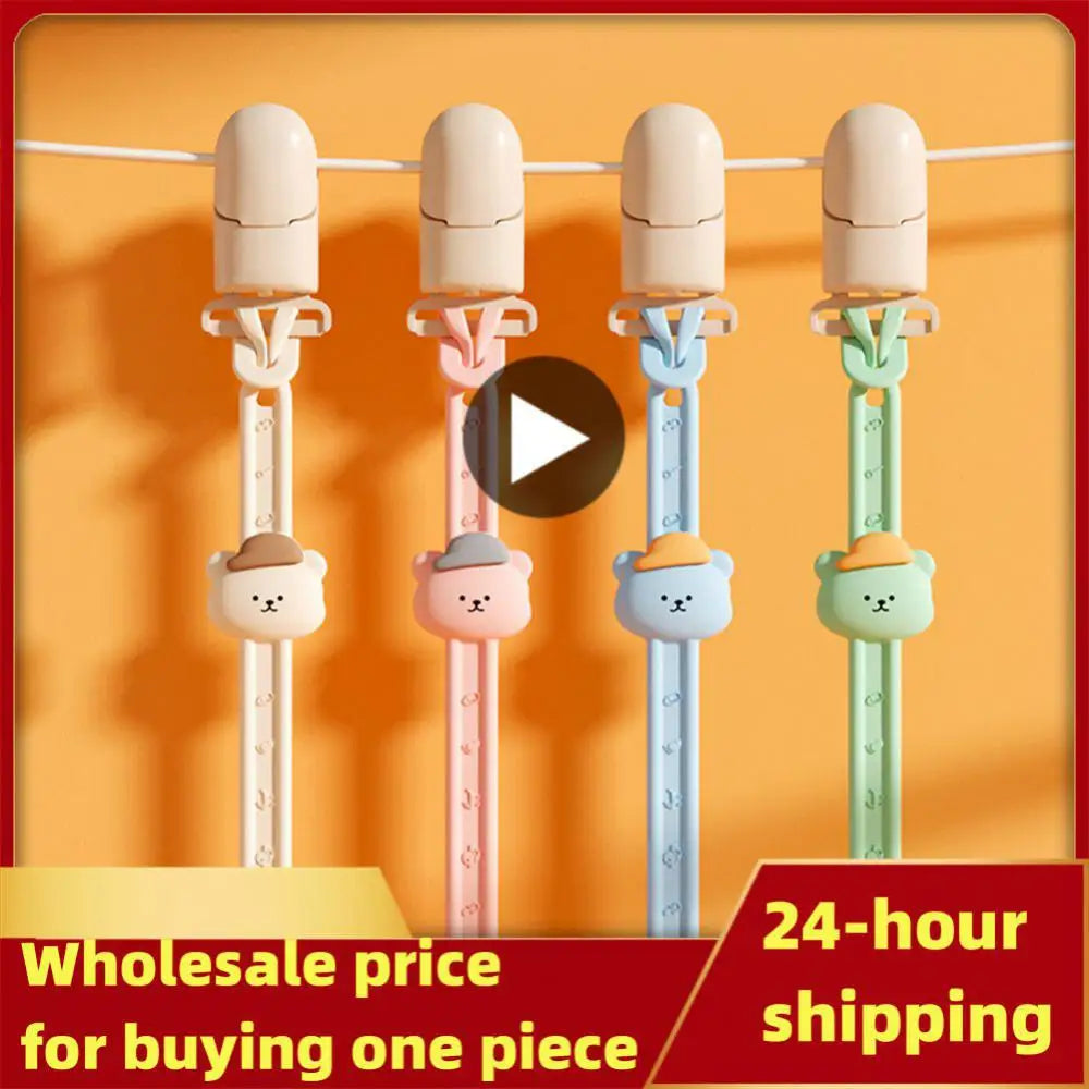 Silicone Molar Chain Cartoon Bear Support High Temperature