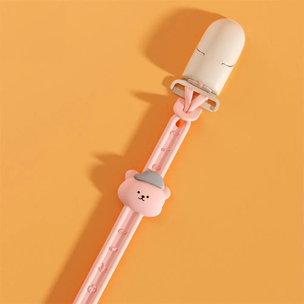 Silicone Molar Chain Cartoon Bear Support High Temperature