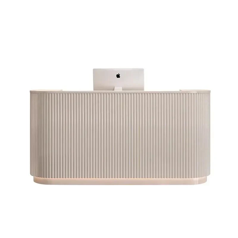 Simple Office Reception Desks Conference Prepare Display Shelves