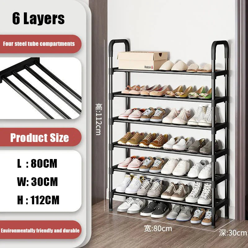 Simple Shoe Rack DIY Easy Assemble Dustproof Boots