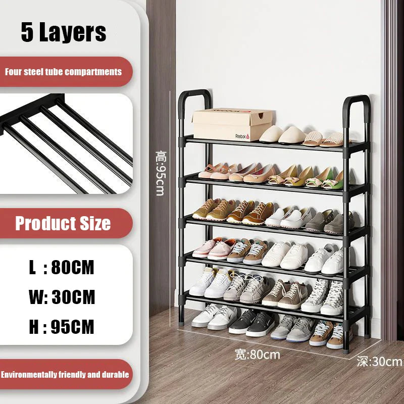 Simple Shoe Rack DIY Easy Assemble Dustproof Boots