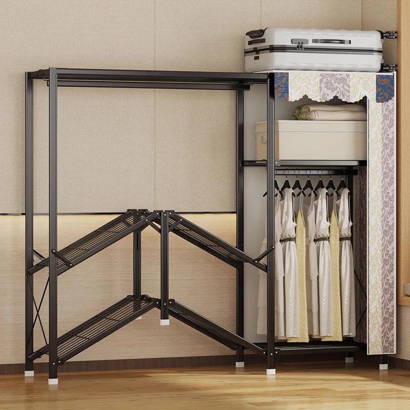 Simple open closets with no need to install