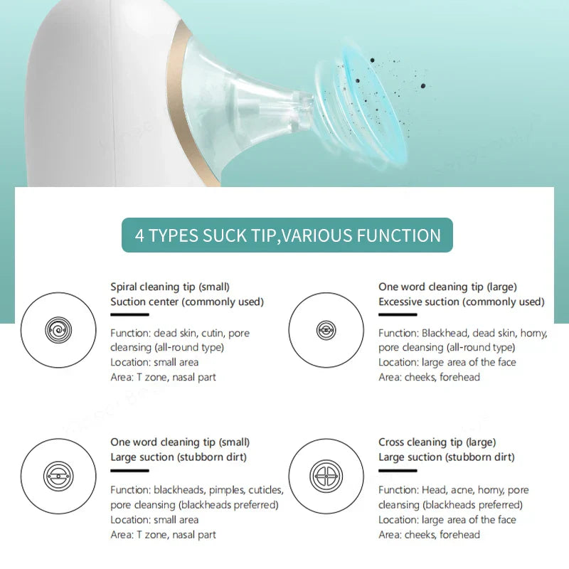 Small Bubble Blackhead Remover Machine Water Cycle Cleaning