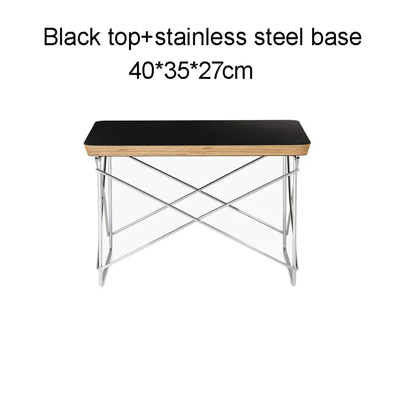 Small Sidetable LTR Low Table Plywood Rectangle Top