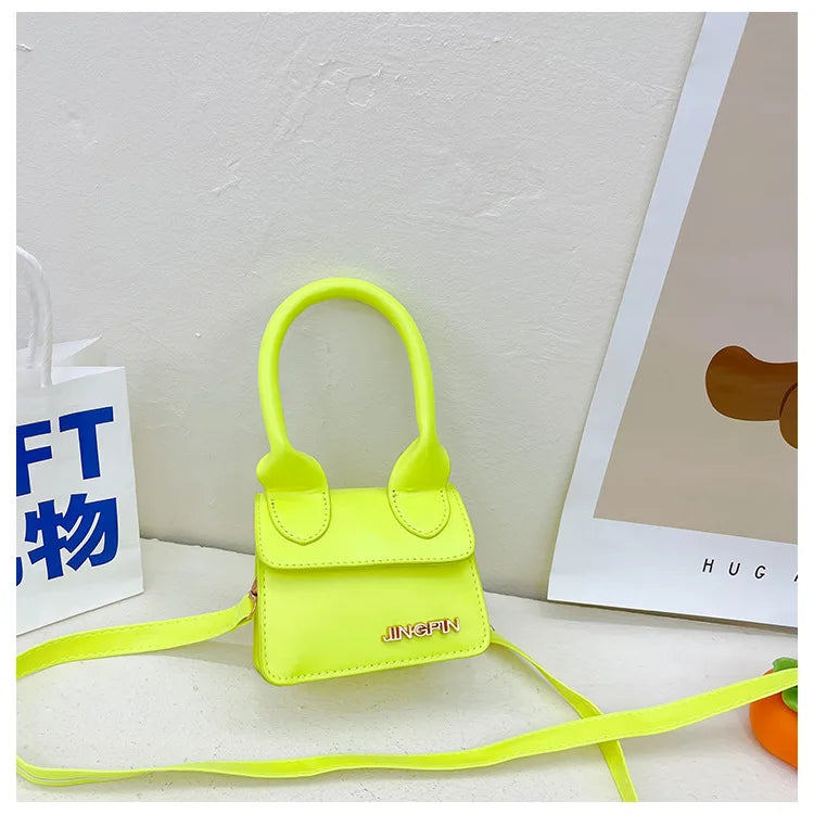 Small Square Shoulder Bag Baby Girl Fashion Retro