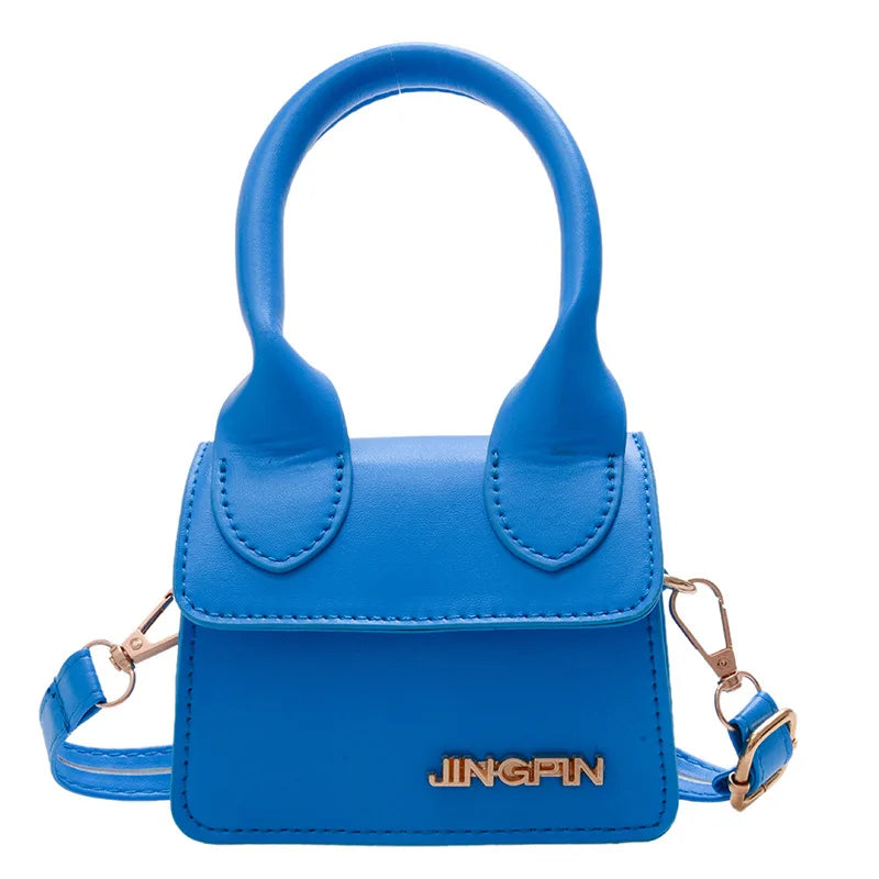 Small Square Shoulder Bag Baby Girl Fashion Retro