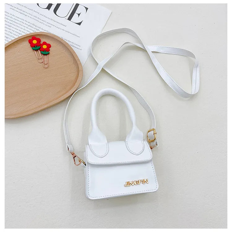 Small Square Shoulder Bag Baby Girl Fashion Retro