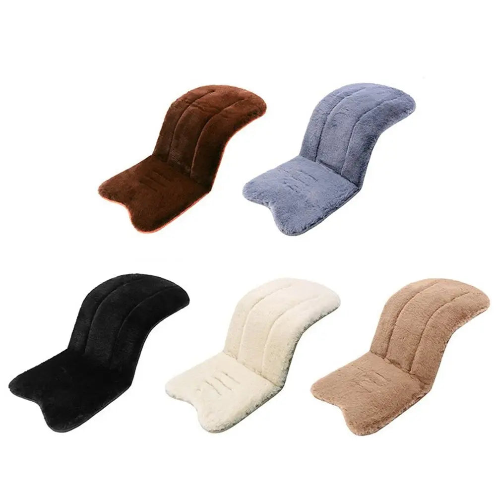 Soft Faux Rabbit Fur Seat Cushion Winter Baby