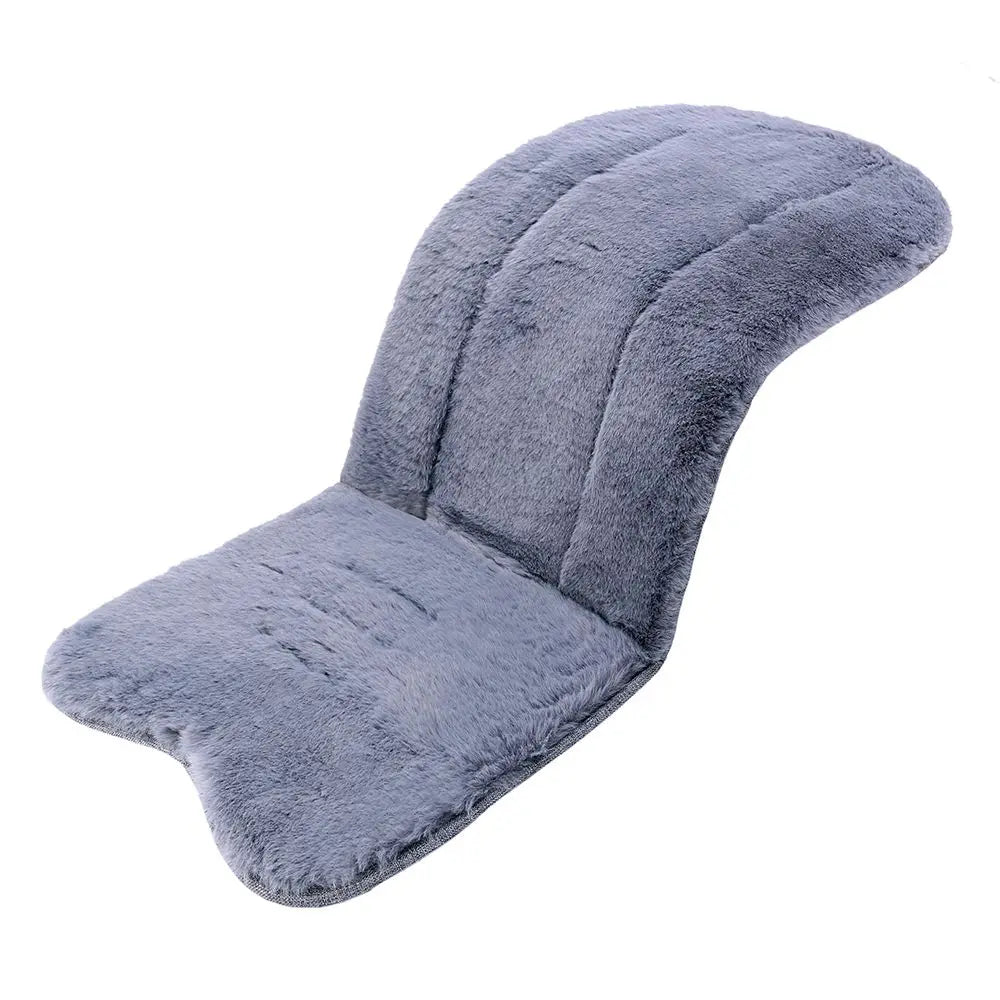 Soft Faux Rabbit Fur Seat Cushion Winter Baby