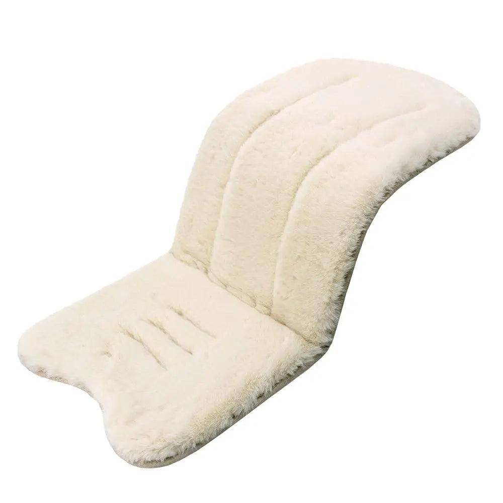 Soft Faux Rabbit Fur Seat Cushion Winter Baby