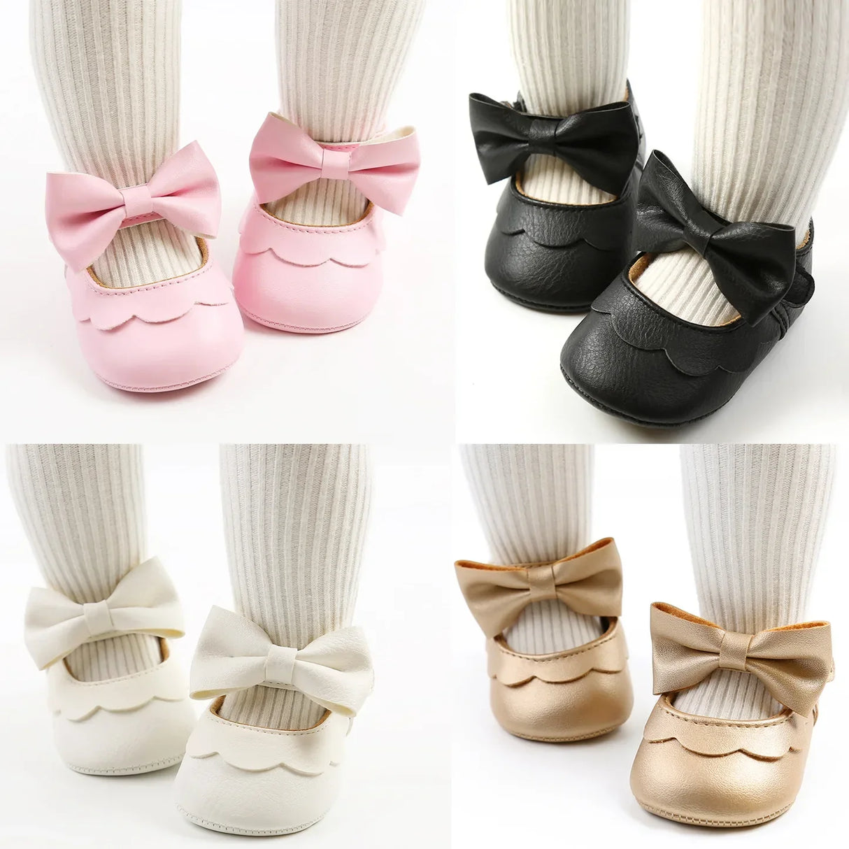 Soft Leather Lace Baby Girls Princess Shoes Newborn