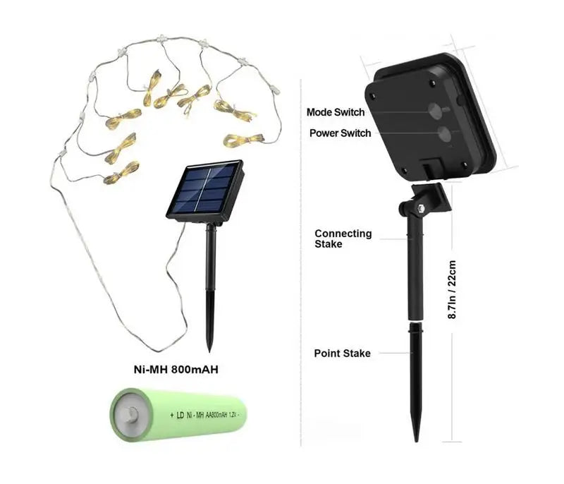 Solar LED Lighted Patio Umbrella Cantilever Hanging Umbrella
