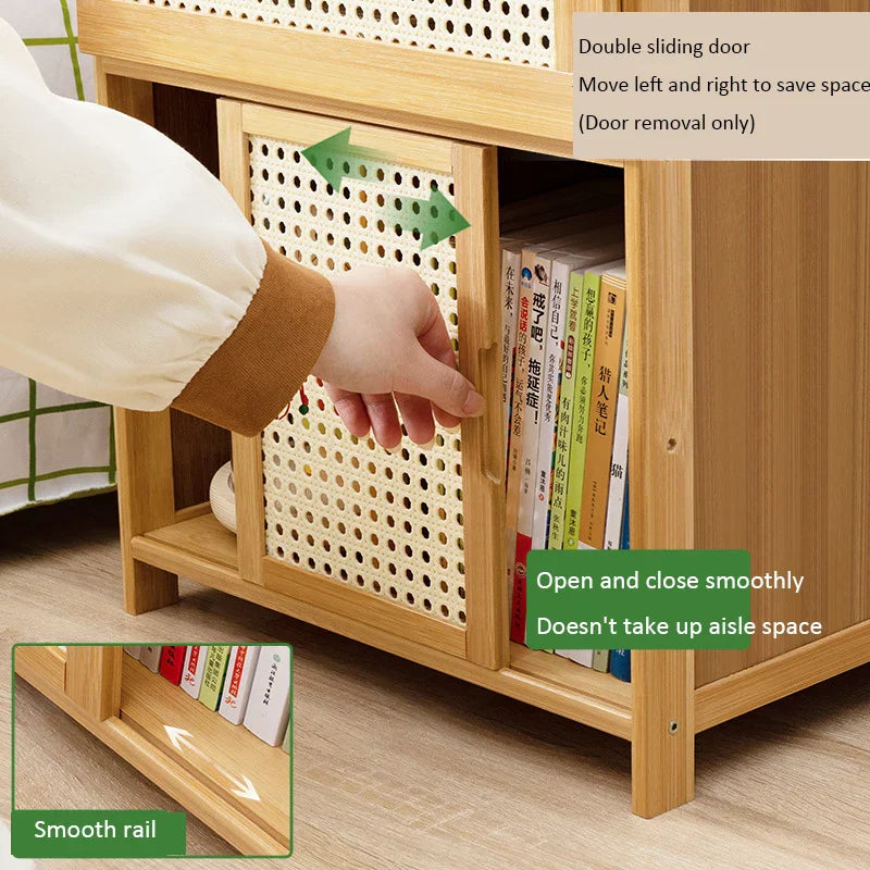 Solid Wood Bedside Table Simple Small Cabinet Modern