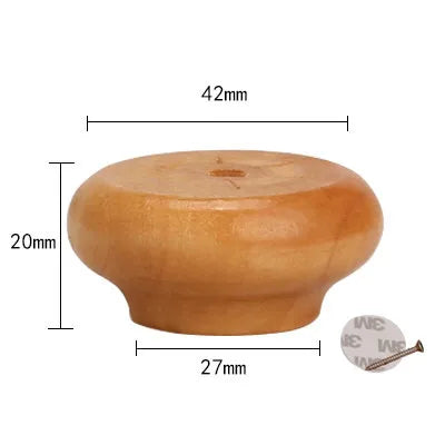 Solid Wood Furniture Heighten Legs Sofa Stool Increased