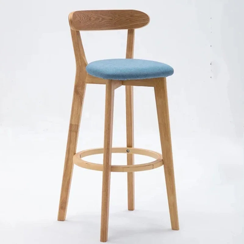 Solid Wood Living Room Hotel High Bar Stools