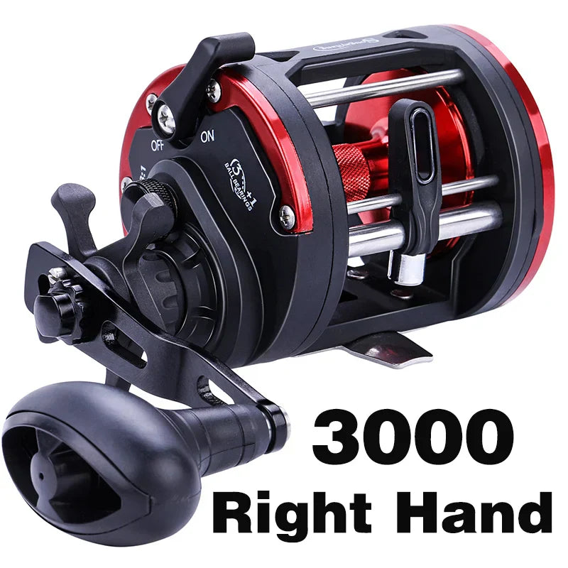 Sougayilang Saltwater Fishing Reels 3+1bb Casting Sea Fishing
