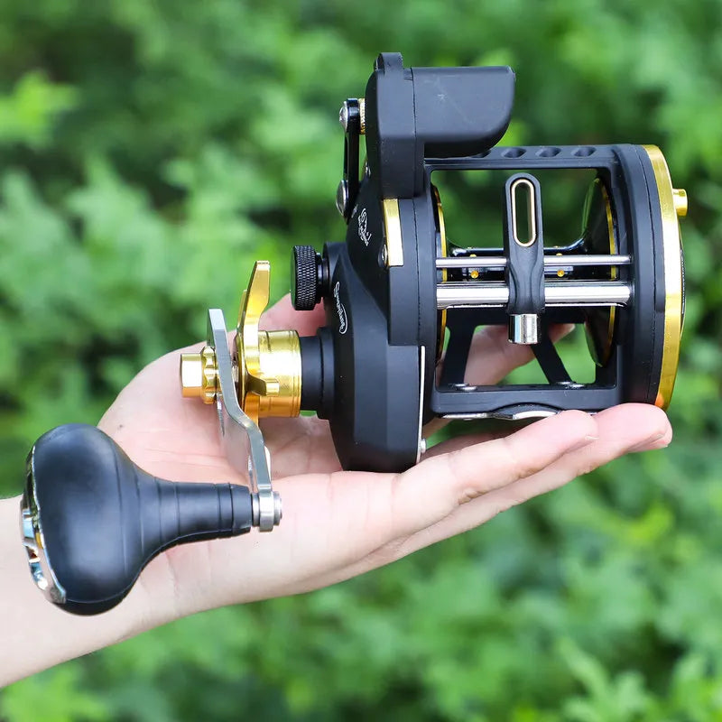 Sougayilang Saltwater Fishing Reels Cast Drum Wheel Trolling