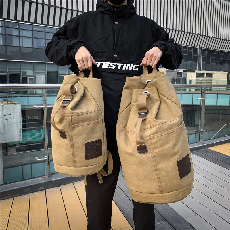 Sport Large Capacity Travel Backpacks Male Luggage Canvas