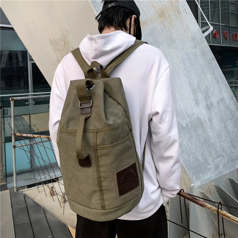 Sport Large Capacity Travel Backpacks Male Luggage Canvas