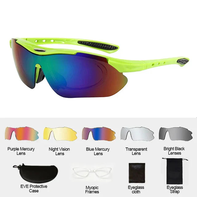 Sports Men Ladies Sunglasses Road Bike Glasses Mountain