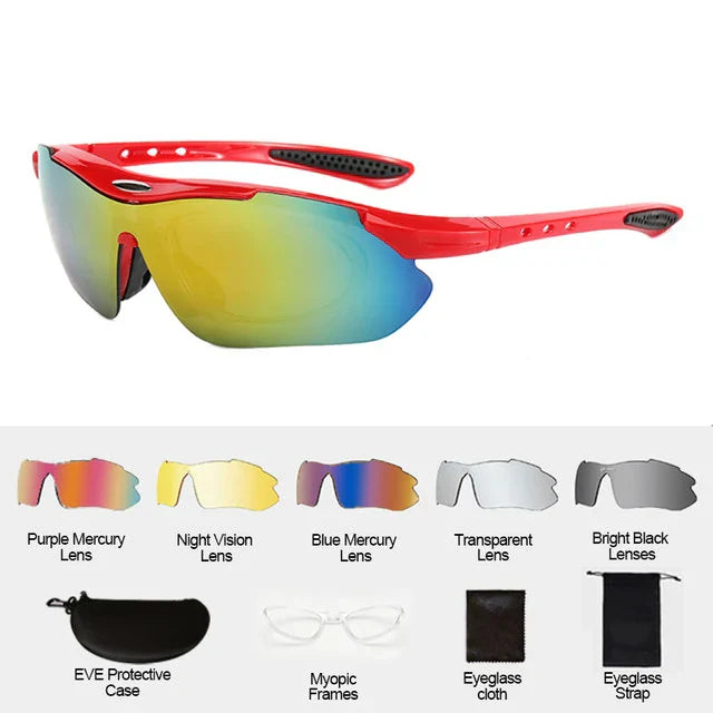 Sports Men Ladies Sunglasses Road Bike Glasses Mountain
