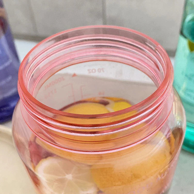 Sports Water Bottle With Straw 2 Liter Men