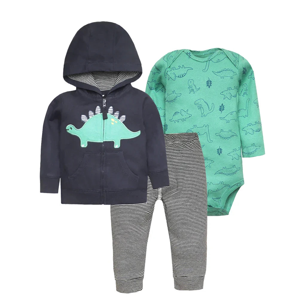 Spring Autumn Cotton Baby Boys Clothes Sets Cartoon