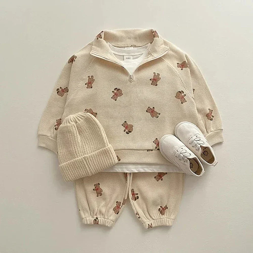 Spring Infant Baby Cartoon Clothing Sets Toddler Boys