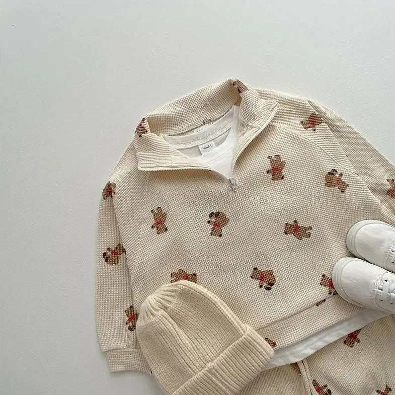 Spring Infant Baby Cartoon Clothing Sets Toddler Boys