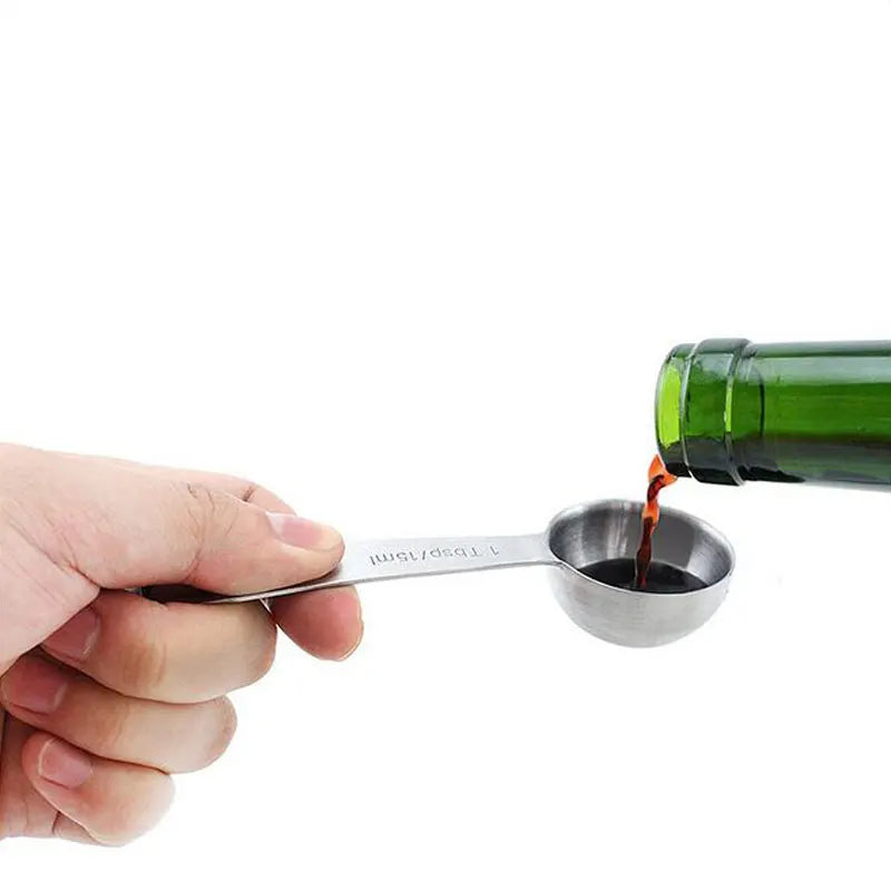 Stainless Steel 6Pcs/Set Measuring Spoon Kitchen Cooking Baking