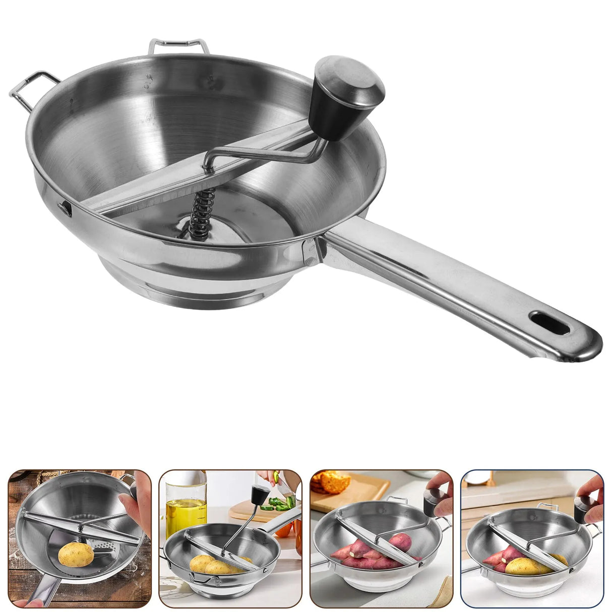 Stainless Steel Food Milling Churn The Ultimate Kitchen