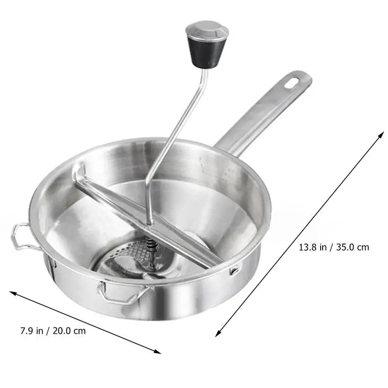 Stainless Steel Food Milling Churn The Ultimate Kitchen