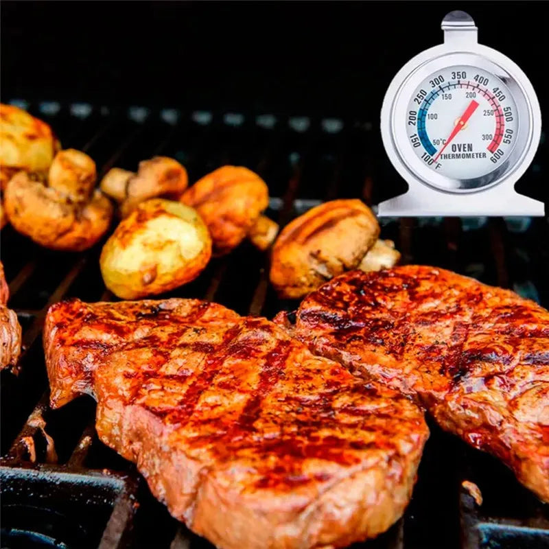 Stainless Steel Kitchen Oven Thermometer Food Bread Household