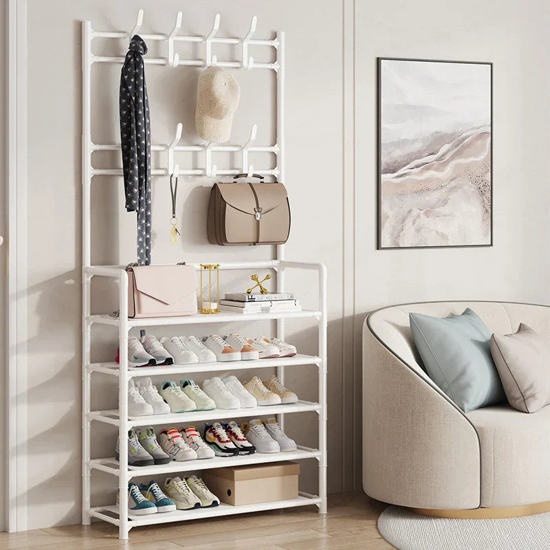 Stand for Clothes Shelf Coat Shelves Hanger Floor