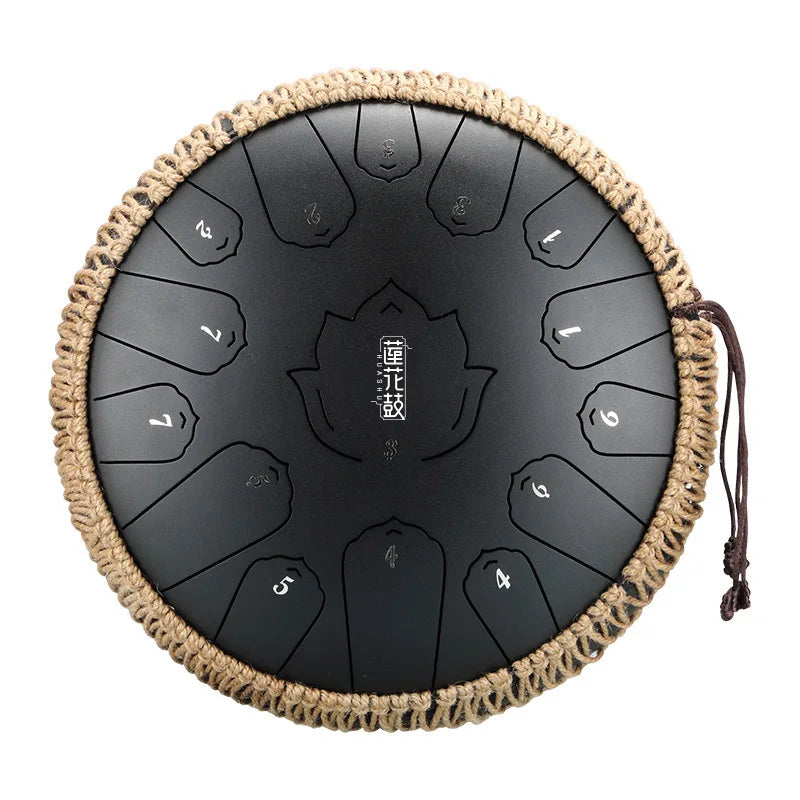 Steel Tongue Drum 12 Inch 13 Note Tongue
