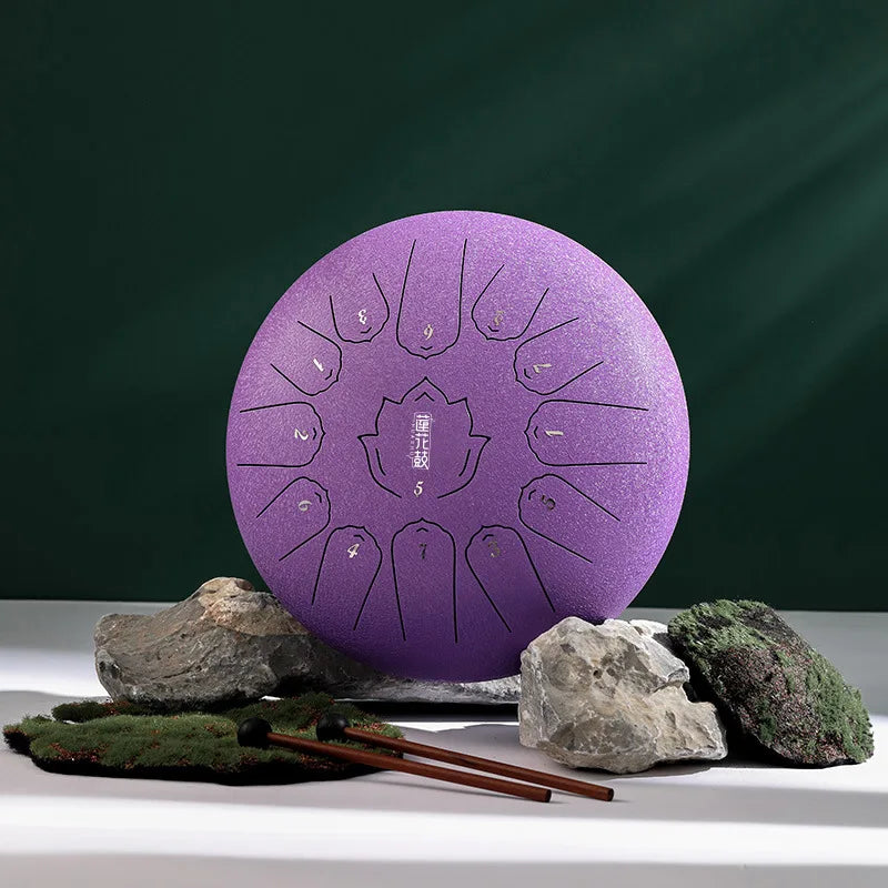 Steel Tongue Drum 12 Inch 13 Note Tongue