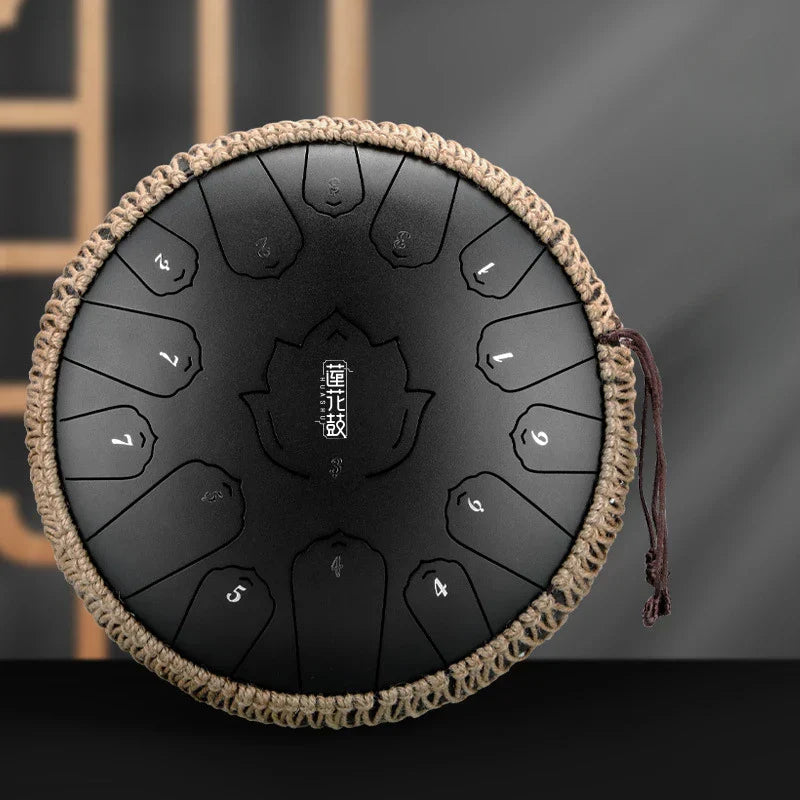Steel Tongue Drum 12 Inch 13 Note Tongue
