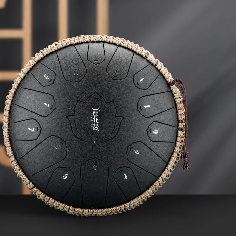 Steel Tongue Drum 12 Inch 13 Note Tongue