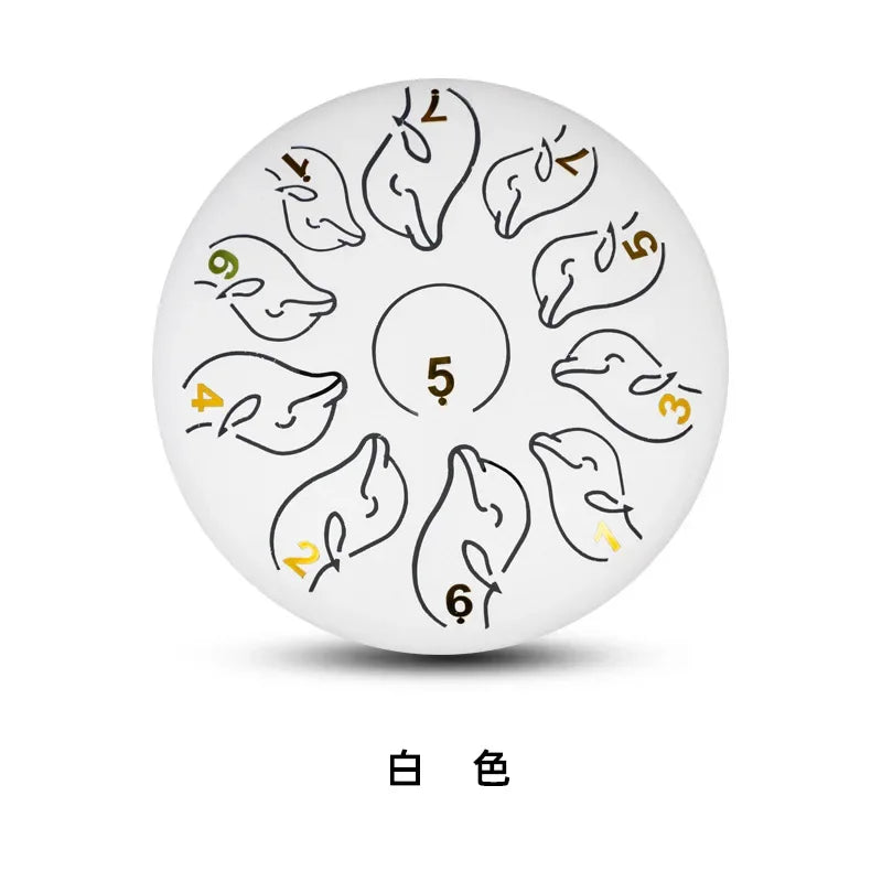 Steel Tongue Drum 6 Inch 11 Note Portable
