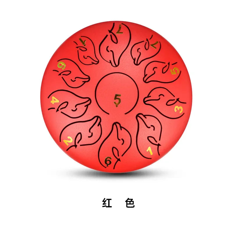 Steel Tongue Drum 6 Inch 11 Note Portable
