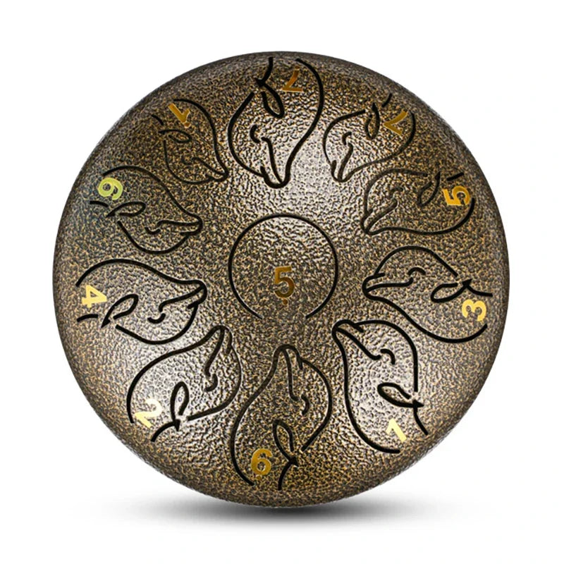 Steel Tongue Drum 6 Inch 11 Note Portable