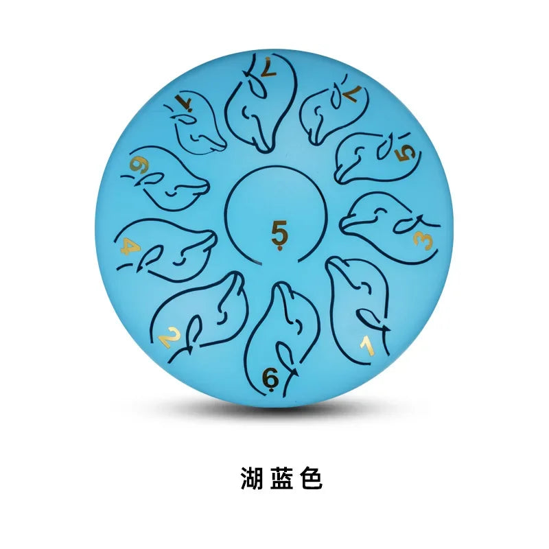 Steel Tongue Drum 6 Inch 11 Note Portable