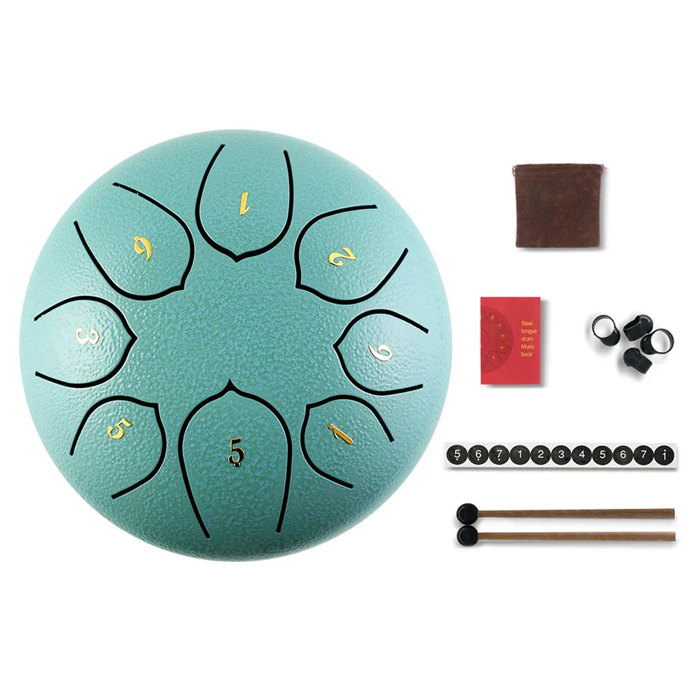 Steel Tongue Drum Set 6 Inch 8 Tune
