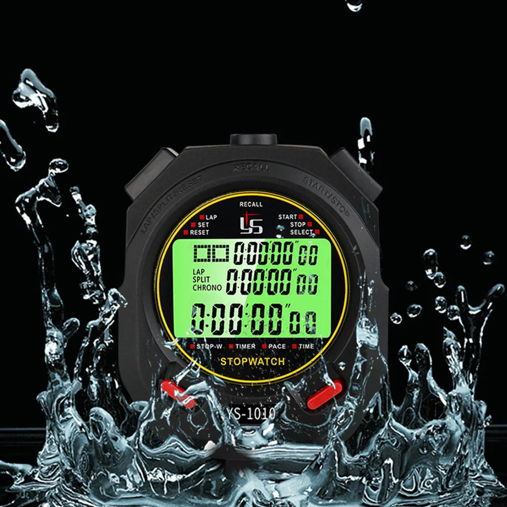 Stopwatch Sports Chronometers Pedometer Shooting Timer Countdown Chronograph