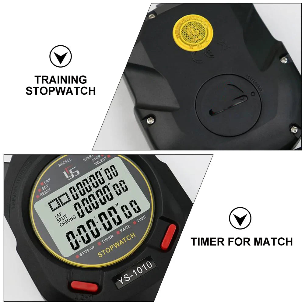 Stopwatch Sports Chronometers Pedometer Shooting Timer Countdown Chronograph