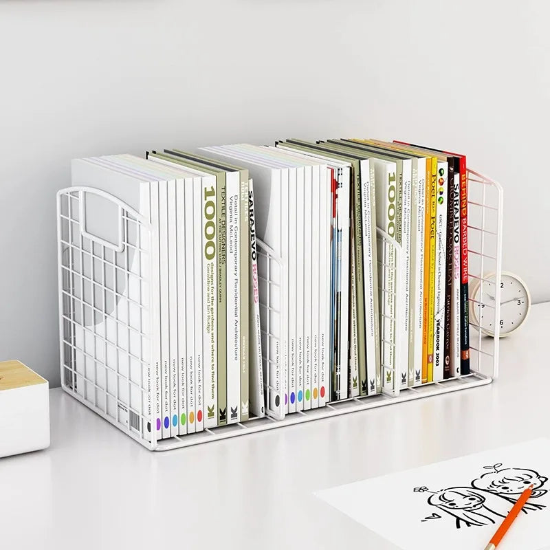 Storage Organizer Magazine Racks Display Corner Modern Desktop