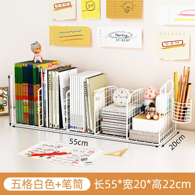 Storage Organizer Magazine Racks Display Corner Modern Desktop