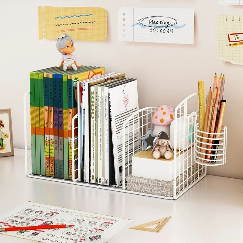 Storage Organizer Magazine Racks Display Corner Modern Desktop