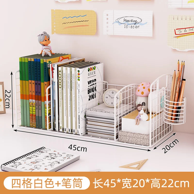Storage Organizer Magazine Racks Display Corner Modern Desktop